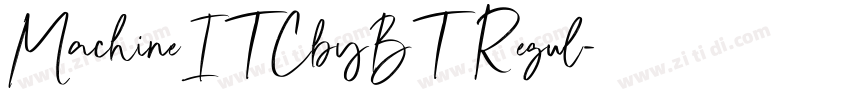 MachineITCbyBT Regul字体转换 MachineITCbyBT Regul字体转换